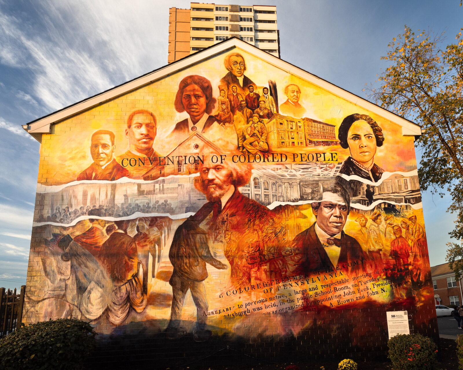 The Colored Conventions: A Buried History (West) - Mural Arts
