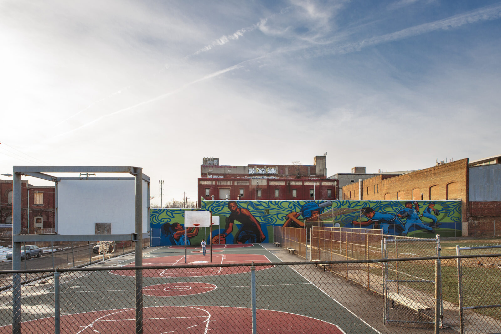 30th & Jefferson Street Playground Mural - Mural Arts