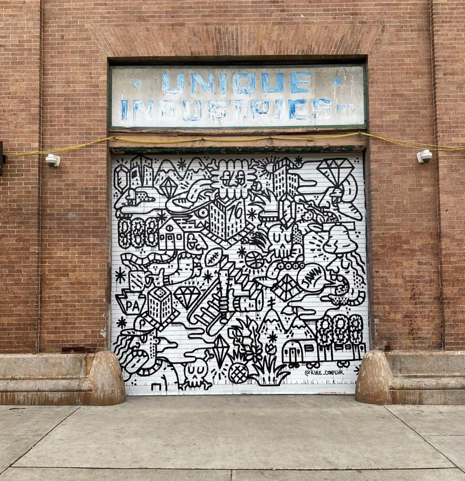 Untitled (mural by Kyle Confehr at The Fillmore Philadelphia, 2020